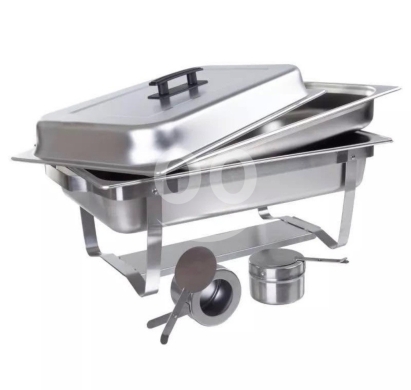 ??kitchen king Classic Cuisine Chafing Dish 9 liter Stainless Steel Buffet Set -سخان طعا… — 3