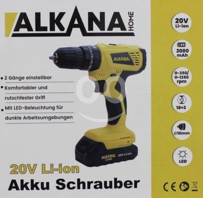 ?? ALKANA 20V Cordless Screwdriver - Compact, Powerful, including Li-Ion Battery Charger- — 7