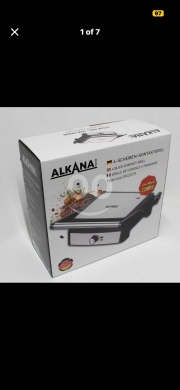 Kitchen appliances dans Barbir - ??ALKANA Contact Grill Electric Grill Grill Foldable Non-Stick Plates 2200W-ساب سندويش