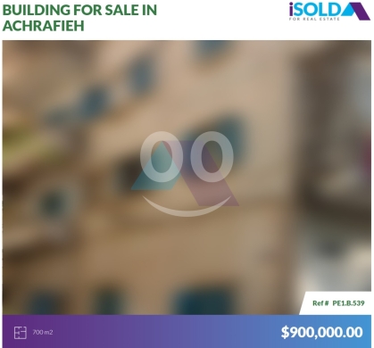 Other real estate in Achrafieh - 700m2 Great investment opportunity 4sale in Achrafieh-مبنى في الأشرفيةPE1B539