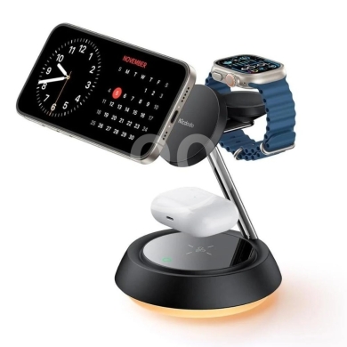 Mcdodo CH-495 3-in-1 Magnetic Wireless Charger - 15W Fast Charging, Night Light, MagSafe… — 9