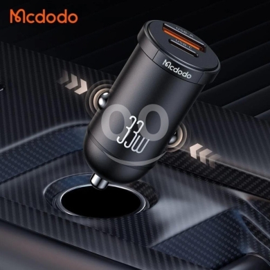 Mobile accessories in Beirut City - Mcdodo 33W Dual-Port Fast Charger - USB-C PD/PPS & USB-A QC3.0, Aluminum Alloy Housing