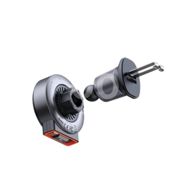 Mobile accessories in Beirut City - Mcdodo CH-300 15W Magnetic Car Charger - Retractable Cable, Dual Coil, Air Vent Mount, Powerful Heat