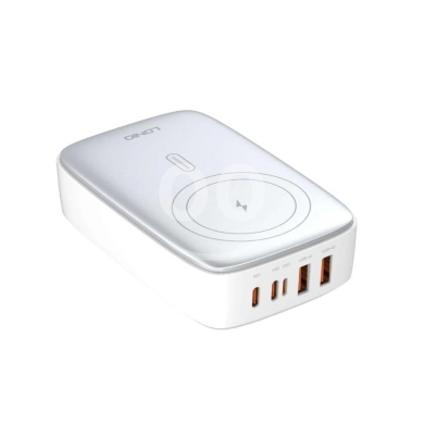 Mobile accessories in Beirut City - LDNIO Q4010 Multiport Desktop Wireless Charger - 140W PD, 6 Ports (3x USB-C, 3x USB-A), Laptop/Table
