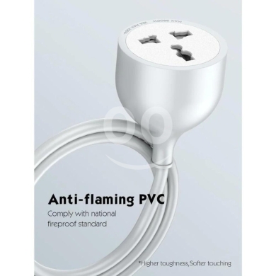 LDNIO SC1017 AC Extension Cord (5m) - 2500W Max Power, 10A, Anti-Flaming PVC Material,… — 2