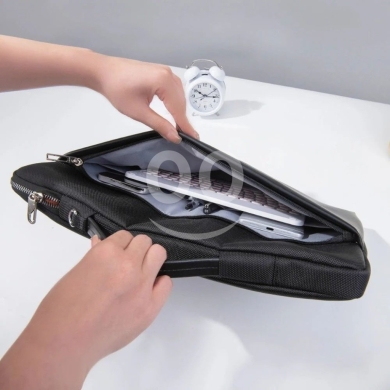 WiWU Hali 14-inch Laptop Sleeve - Water-Resistant 1680D, Fur Lining, Collision Buffer,… — 2