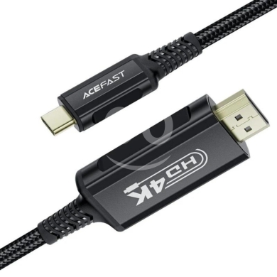 Mobile accessories in Beirut City - AceFast C1-10 USB-C to HDTV 4K Video Cable - Ultra HD 4K@60Hz, HDR Support, 1.8m, Durable Aluminum &