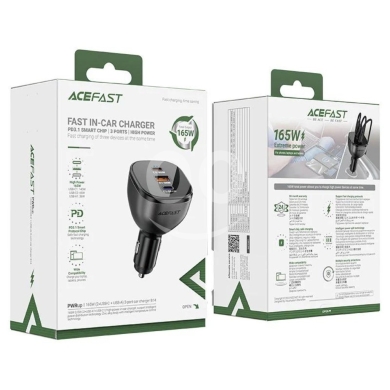 Mobile accessories in Beirut City - AceFast C11-04 Magnetic USB-A to USB-C Fast Charging Cable - 3A Max, 1.2m, Strong Nylon Braid, Anti-