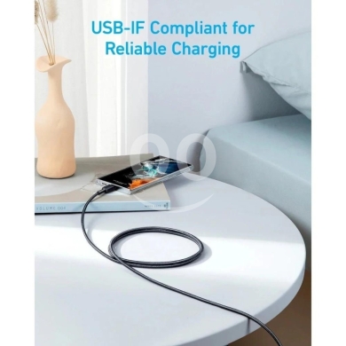 Anker USB-C to USB-C Fast Charging Cable - 100W Max PD Compatible, 12,000+ Bend… — 2