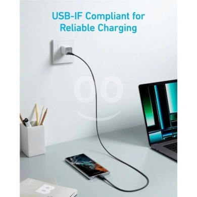 Anker USB-C to USB-C Fast Charging Cable - 100W Max PD Compatible, 12,000+ Bend… — 3