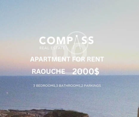 Apartments for rent in Rawche - Apartment FOR RENT Raouche
