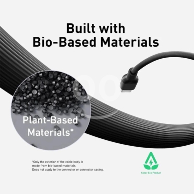 Anker Bio-Based USB-C to USB-C Cable - 140W Fast Charge, Sustainable Design, 25,000-Bend… — 3