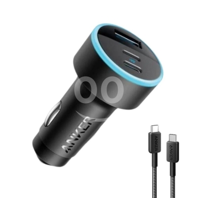 Mobile accessories in Beirut City - Anker 67W Max 3-Port Car Charger with PowerIQ 3.0 - Fast Charging for MacBook Pro/iPhone/Samsung, US