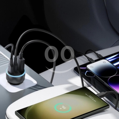 Anker 67W Max 3-Port Car Charger with PowerIQ 3.0 - Fast Charging for MacBook… — 2
