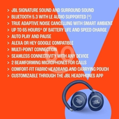 JBL Live 670NC Wireless Headphones | Adaptive ANC, Spatial Audio & 65H Battery — 3