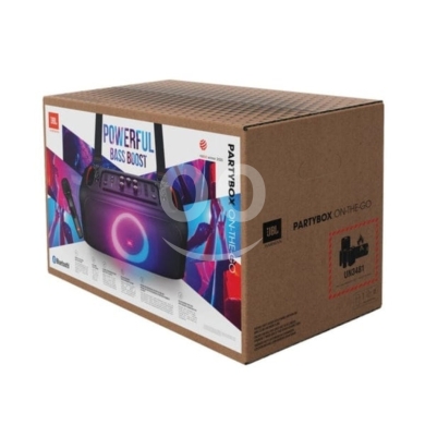 JBL PartyBox On-The-Go Speaker | 100W Pro Sound, Wireless Mic Included & IPX4 Splashproof — 3