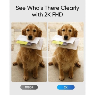 Eufy Secure your entrance with 2K FHD Wireless Video Doorbell. Experience crystal-clear — 6