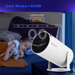 *Smart Projector* - Android 14 OS + WiFi6 Speed Transform your space into a cinema