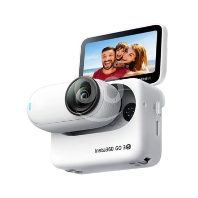 Cameras, Camcorders & Studio Equipment in Beirut City - Insta360 GO 3S Action Camera (128GB) with Action Pod | Compact & Feature-Packed