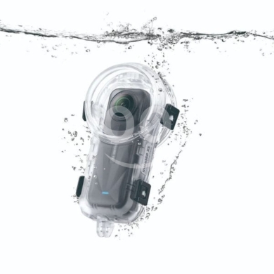 Cameras, Camcorders & Studio Equipment in Beirut City - Insta360 X5 Invisible Dive Case | 60m Waterproof Underwater $360^\circ$ Housing