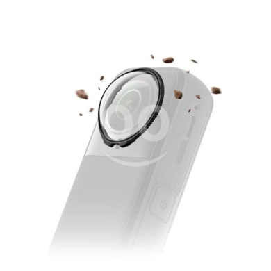 Cameras, Camcorders & Studio Equipment in Beirut City - Insta360 X5 Premium Lens Guards | Tempered Glass Protection for $360^\circ$