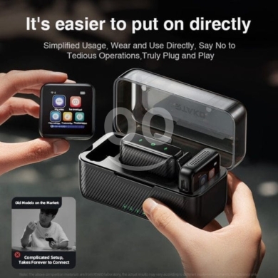 Mobile accessories in Beirut City - Rtako MiCAce K9 Wireless Lavalier Mic | 95dB Noise Reduction, 200m Range, 48-Hour Battery