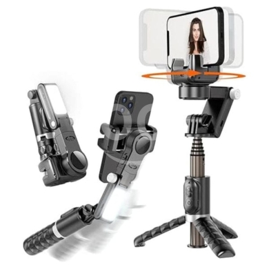 Other Mobile Phones & Accessories in Beirut City - Rtako Q18 3-Axis Gimbal Stabilizer | 720° Inception Mode, 75cm Selfie Stick, Smart Tracking & Fill L