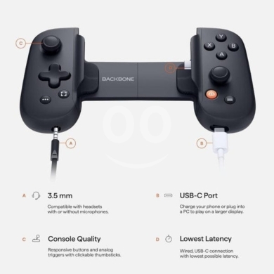 Other Mobile Phones & Accessories in Beirut City - Backbone One Mobile Gaming Controller (2nd Gen, USB-C) | Xbox Game Pass, iPhone 16 & Android Compati