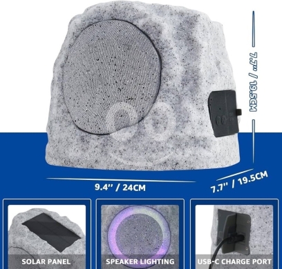 *ION Solar Sounds - Rock Your Garden with Style* - ? Stone-Shaped Design — 7