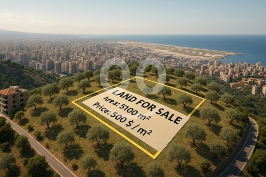 Lands for sale in Kfar Chima - أرض للبيع في كفر شيما قضاء بعبدا مميزة كاشفة بيروت