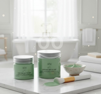 Santé & Beauté dans Beyrouth - GLOW BY DEISY Kaolin & Shea Butter Clay Mask | Deep Cleansing, Pore Refiner, Moisturizing Formula
