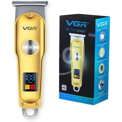 الصحة و الجمال في عجلتون - ماكينة حلاقة الشعر الاحترافية VGR V-290 مع شاشة عرض رقمية | VGR V-290 Professional Hair Trimmer