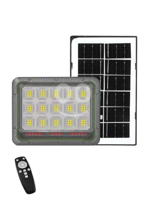 Maison & Jardin dans Ajaltoun - كشاف ليد جي دي سوبر بالطاقة الشمسية ٥٠ واط مع لوح منفصل | GD SUPER Solar Flood Light 50W