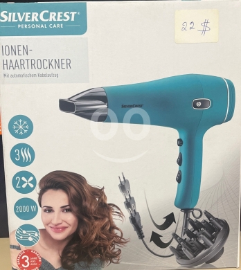 Health & Beauty in Beirut City - مجفف الشعر الأيوني من "سيلفر كريست" | SilverCrest Ionic Hair Dryer