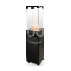 دفاية خارجية ويف عمودية مع حطب اصطناعي وصخور اللافا | Wave Upright Patio Heater with Artificial Wood