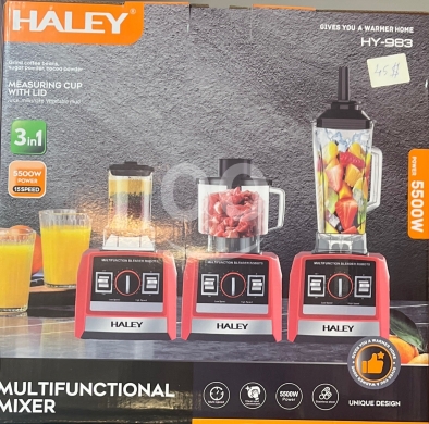 Kitchen in Beirut City - خلاط "هالي" متعدد الوظائف 3 في 1 | HALLEY 3-in-1 Multifunctional Mixer