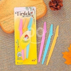 شفرات تينكل لتحديد الحواجب والوجه (3 قطع) | Tinkle Eyebrow Razor - 3 Piece Set for Face & Brows