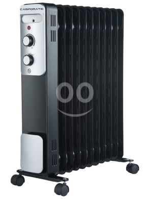 Heating & cooling appliances in Ajaltoun - دفاية زيت كامبوماتيك ١١ ريشة ٢٣٠٠ واط لون أسود بتحكم ميكانيكي | Campomatic Oil Radiator 2300W