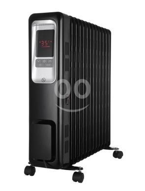 Heating & cooling appliances in Ajaltoun - دفاية زيت كامبوماتيك ديجيتال ١٣ ريشة ٢٥٠٠ واط لون أسود | Campomatic Digital Oil Radiator 2500W