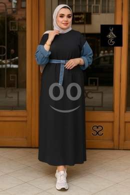 Clothes, Footwear & Accessories in Loussiya - فستان قطن مصوف كم جينز