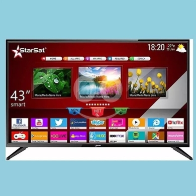 TV & videos in Ajaltoun - تلفزيون ستارسات 43 بوصة سمارت FHD مع جوجل تي في وكروم كاست | StarSat 43Inch FHD Google TV Chromecast
