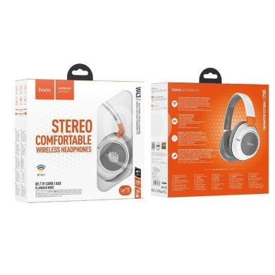 اكسسوارات الهاتف المحمول في مدينة بيروت - Hoco W43 Comfortable Stereo Wireless Headphones | BT V5.3, TF Card & AUX Support | Fast Pair/Touch C