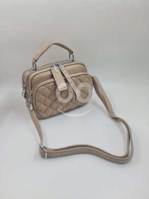 Chic Quilted Crossbody Handbag with Stud Details | Multi-Layer Design | 23x15 cm — 4