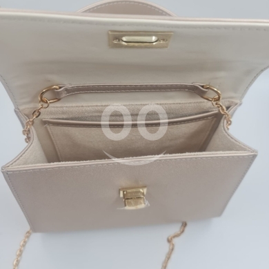 New Arrival! High-Quality Elegant Mini Handbag w/ Cross Chain | Metallic/Glossy Finish |… — 3