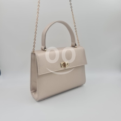 New Arrival! High-Quality Elegant Mini Handbag w/ Cross Chain | Metallic/Glossy Finish |… — 2
