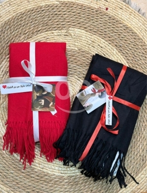 Other Goods in Taalabaya - Soft Cashmere-Feel Scarf with Personalized Anime Gift Tag | Elegant Winter Accessory