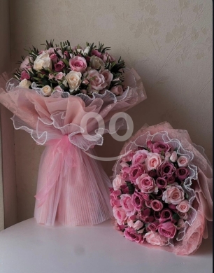 Other Goods in Taalabaya - Luxury Artificial Rose Bouquet (Pink & Cream) | Large, Elegant, and Long-Lasting Gift