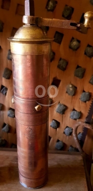 Original Turkish/Guaranteed Brass Coffee Grinder for Sale - Very Clean Antique! — 2