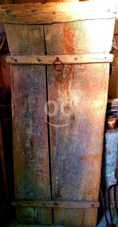Antique Wooden Threshing Sledge (Mawraj) for Sale - Rustic Farm Tool Collectible!