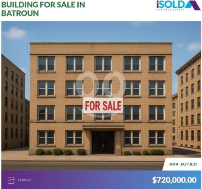 العقارات الأخرى في البترون - A 1060m2 Building with 5 shops and 4 apartments for sale in BatrounJA77B15